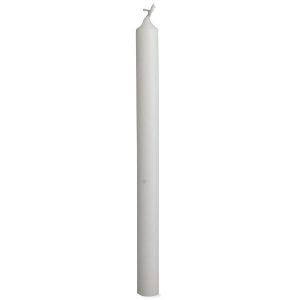 Picture of 12 inch straight candles - white