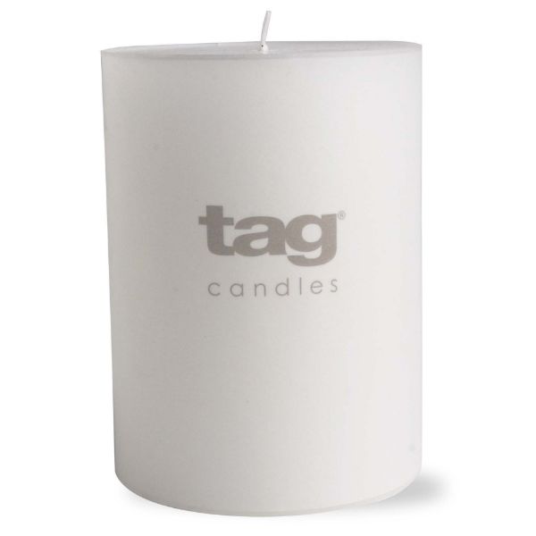 Picture of chapel pillar candle 3x4 - white