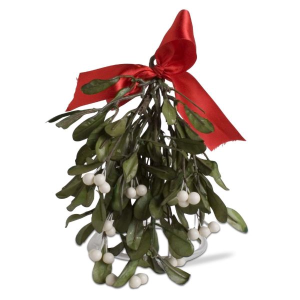 Picture of dark green hanging mistletoe - dark green