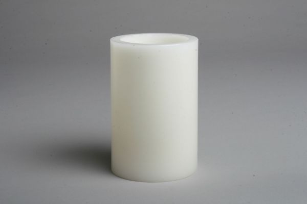 Picture of led pillar candle 4x6 - ivory