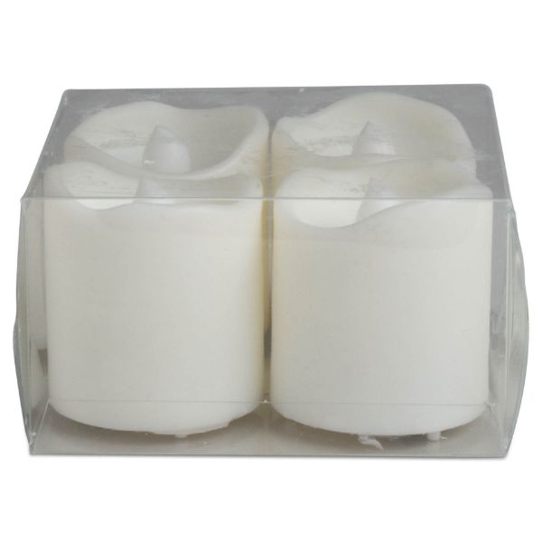 Picture of led votives set of 4 - ivory