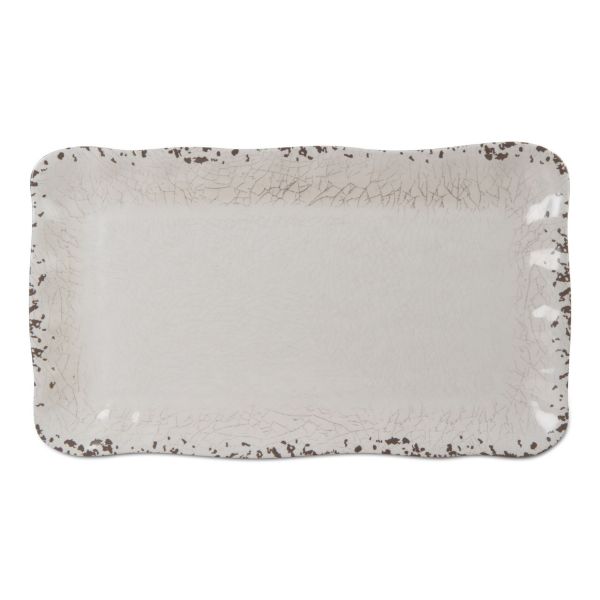 Picture of veranda melamine platter - ivory