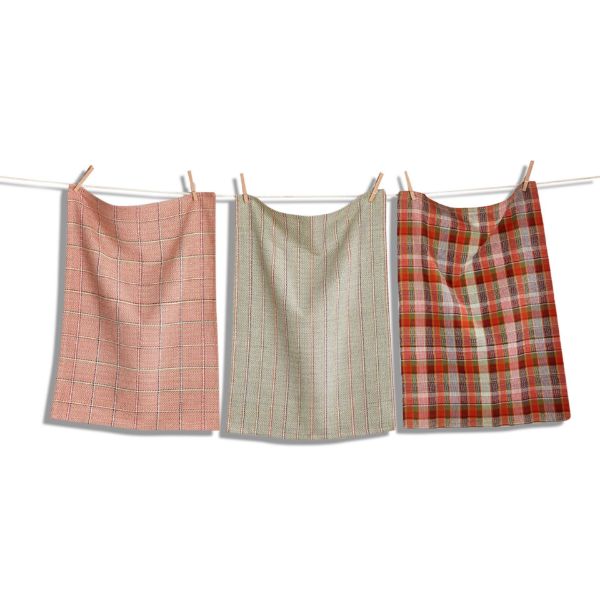 Picture of harvest textured dishtowel set of 3 - harvest, multi