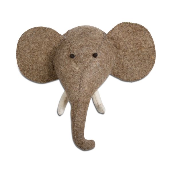 Picture of elephant wall decor - dark gray