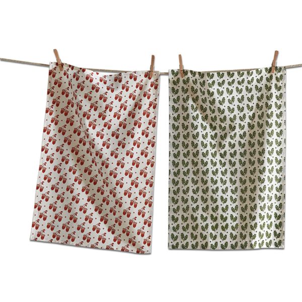 Picture of autumn dishtowel set of 2 - harvest, multi