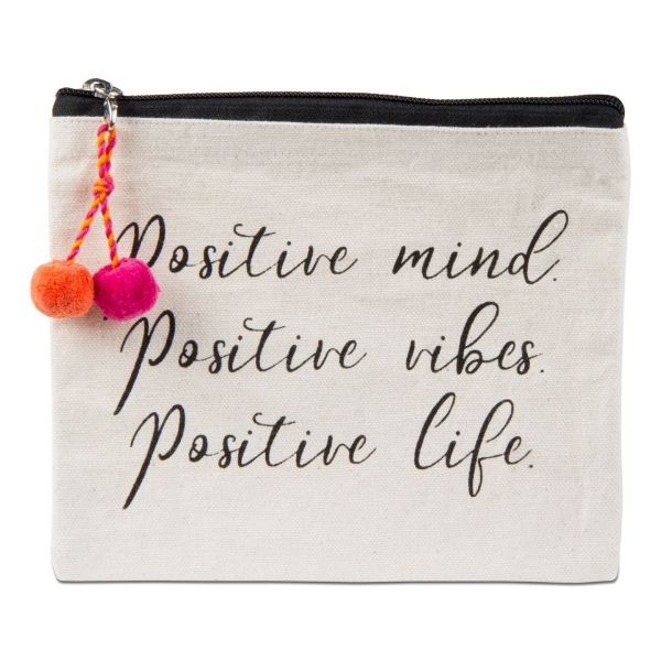 Picture of positive zip pouch - natural, black