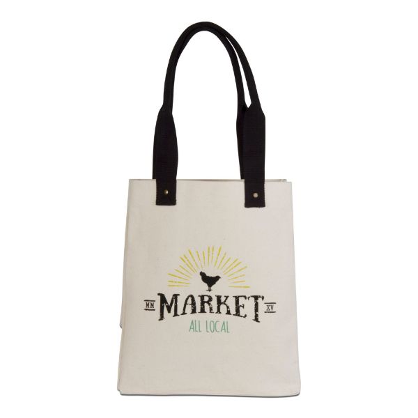 Picture of market tote - natural, black