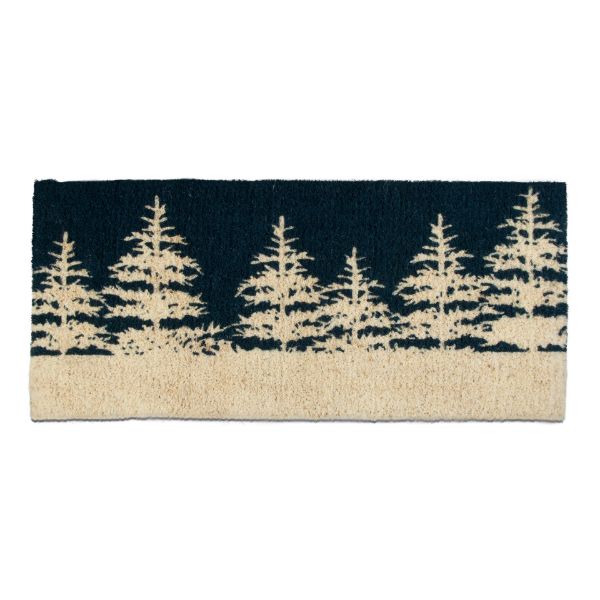 Picture of winter tree estate boot scrape coir - blue