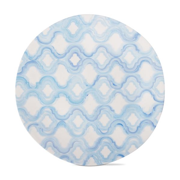 Picture of marrakesh melamine salad plate set of 4 - blue, aqua