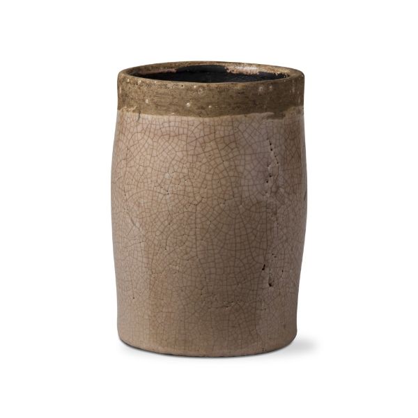 Picture of crackle glaze rustic vase tall - blush