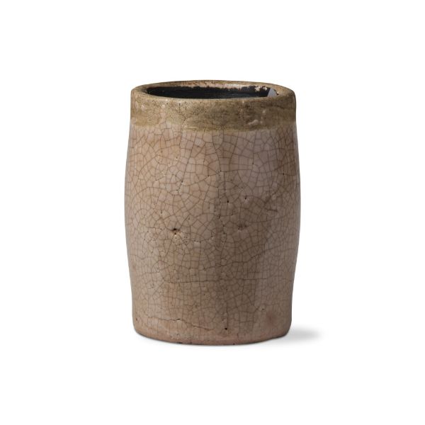 Picture of crackle glaze rustic vase medium - blush