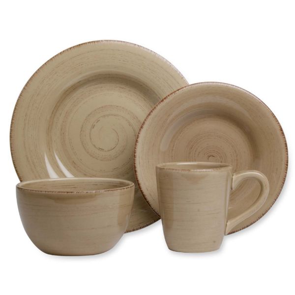 Picture of sonoma 16-pc dinnerware boxed set - tan