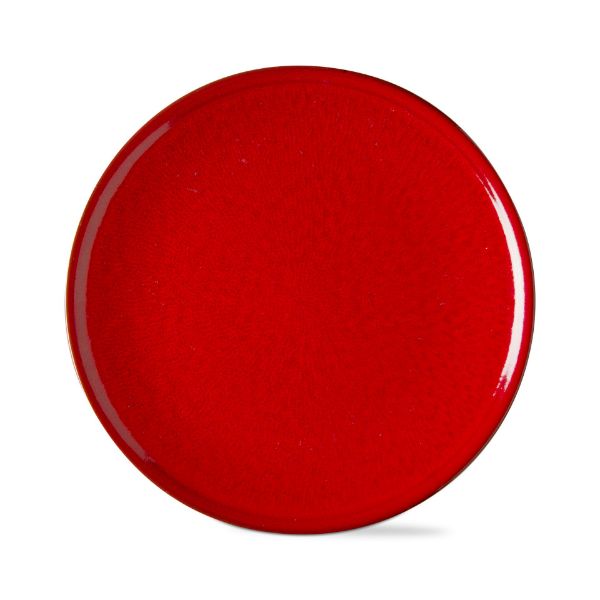 Picture of soho reactive glaze 11 inch plate - red