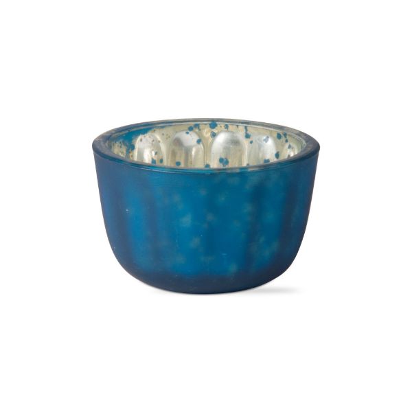 Picture of reflection tealight holder - midnight blue