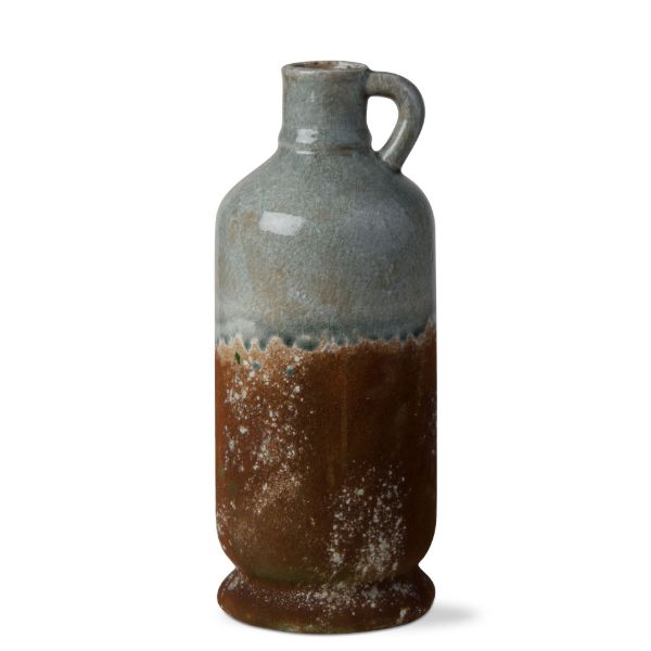 Picture of distressed pitcher vase large - gray