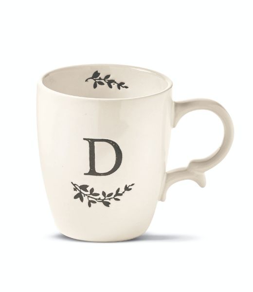 Picture of monogram mug d - white, multi