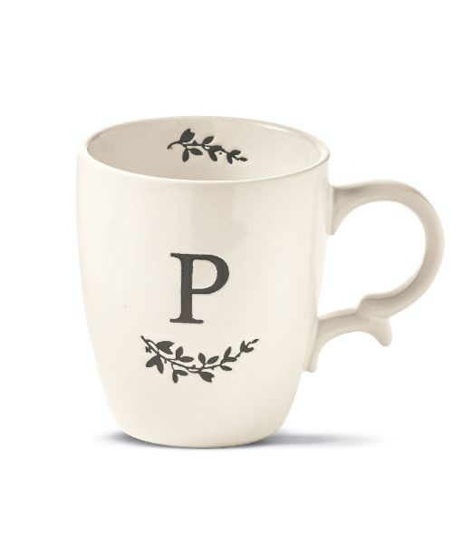 Picture of monogram mug p - white, multi