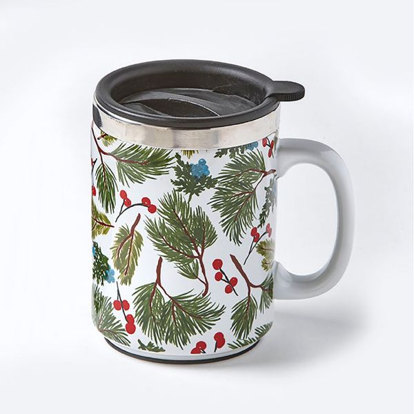 Picture of juniper sprig insulated mug - multi