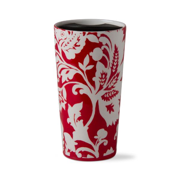 Picture of flourish travel mug - red, multi