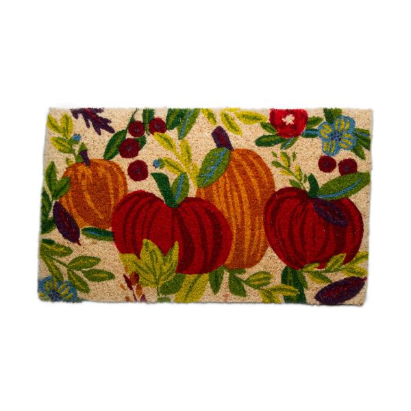 Picture of harvest pumpkin coir mat - harvest, multi