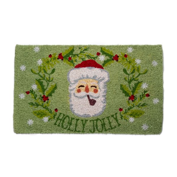 Picture of merry santa coir mat - multi