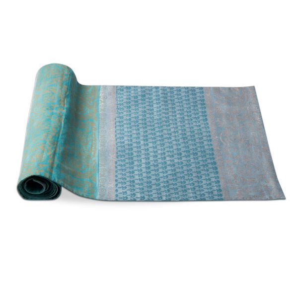 Picture of neela block print runner - Aqua