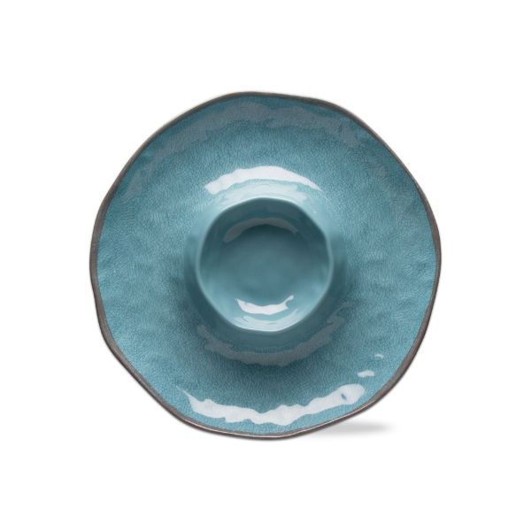 Picture of veranda melamine chip and dip - Aqua