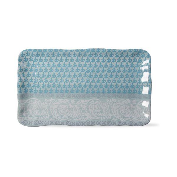 Picture of neela melamine platter - Aqua