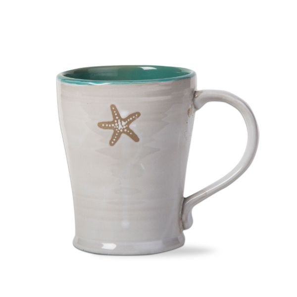 Picture of seashore seastar mug - White