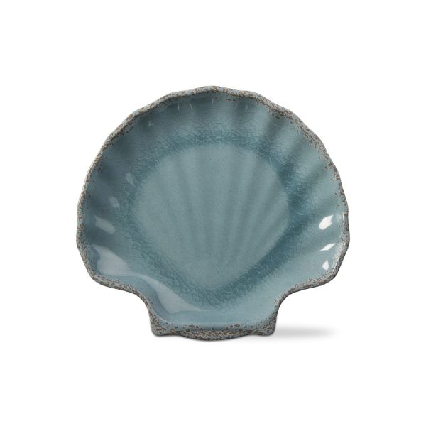 Picture of scallop large dish - Aqua