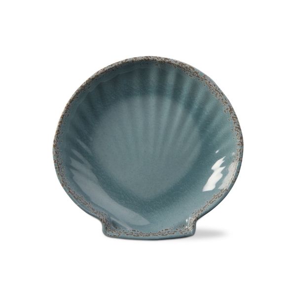 Picture of scallop medium dish - Aqua