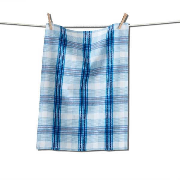 Picture of newport plaid dishtowel - blue, multi