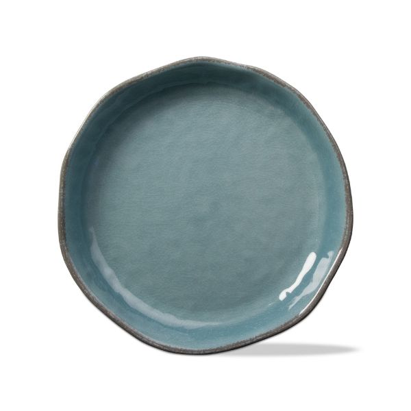 Picture of veranda large shallow melamine bowl - Aqua