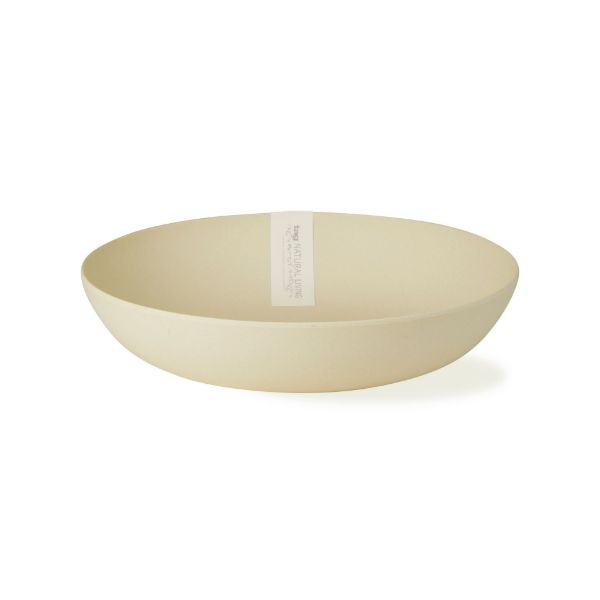 Picture of botanica bamboo fiber serving bowl - Natural