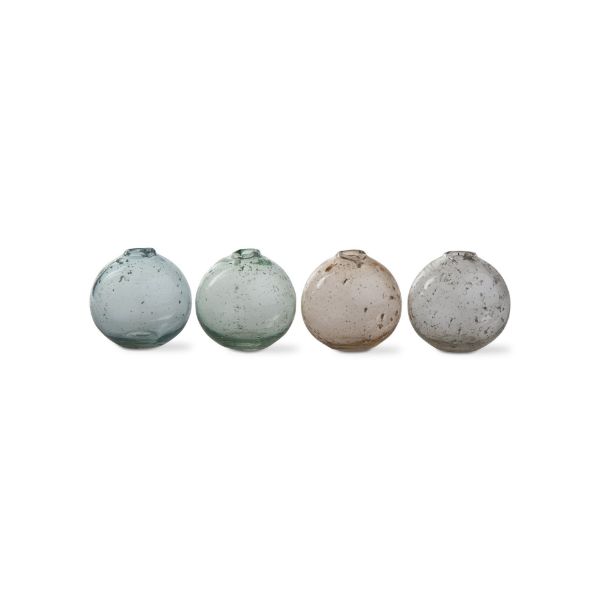 Picture of sphere bud vase assortment of 4 - multi