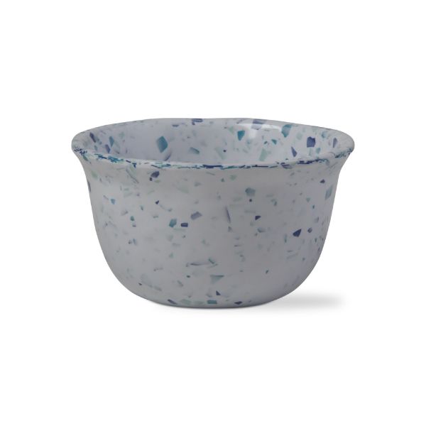 Picture of terrazo melamine dipping bowl - blue, multi