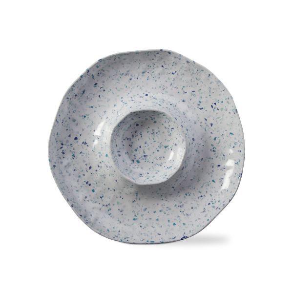 Picture of veranda melamine chip and dip - blue, multi