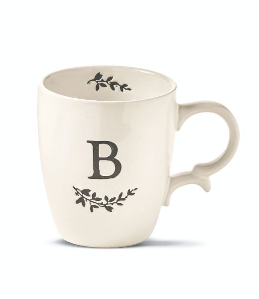 Picture of monogram mug b - white, multi