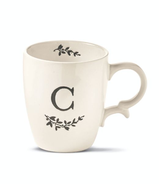 Picture of monogram mug c - white, multi