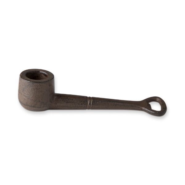 Picture of pipe bottle opener - antique brown