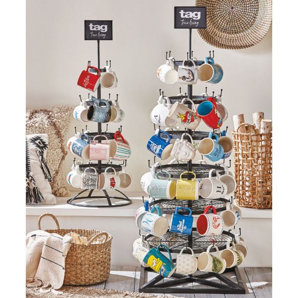 Picture of mug tree fixture large - black