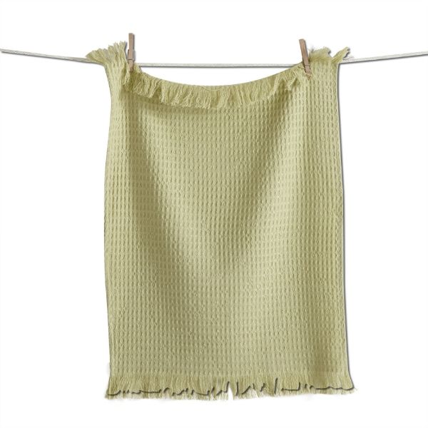 Picture of taana waffle weave dishtowel - Green