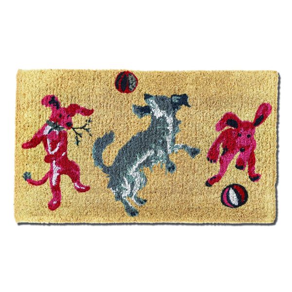 Picture of dog play coir mat - multi