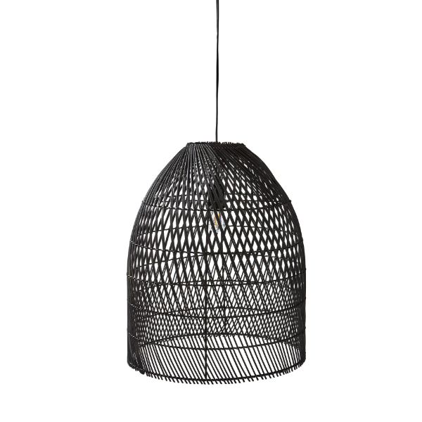 Picture of rattan pendant lamp - black