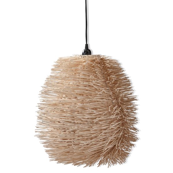 Picture of rattan fringe pendant lamp - natural