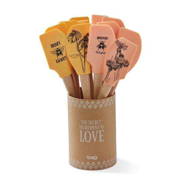 Picture of honey bee spatula assortment of 12 & cdu - multi