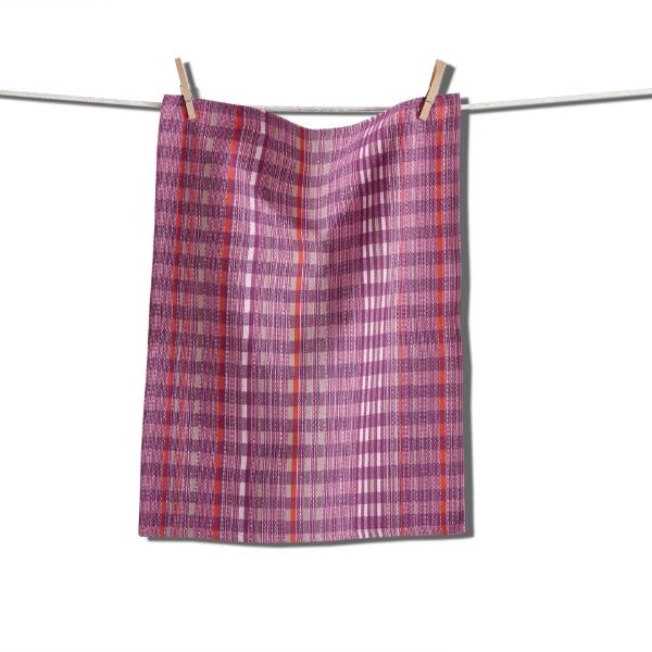 Picture of lido dishtowel - Eggplant