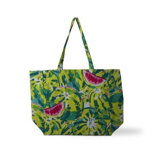 Picture of watermelon market tote - green, multi