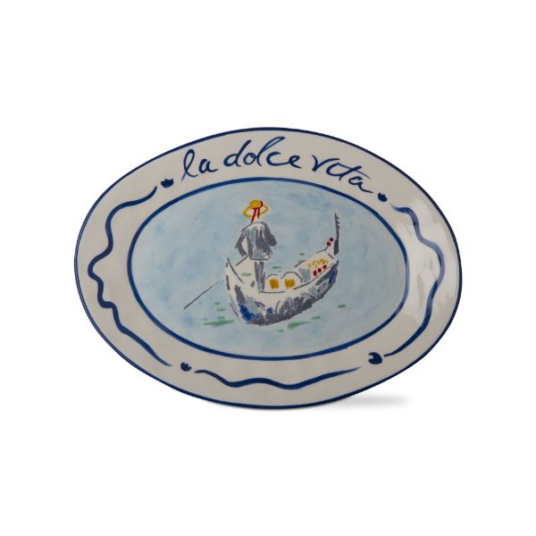 Picture of la dolce vita gondola platter - multi