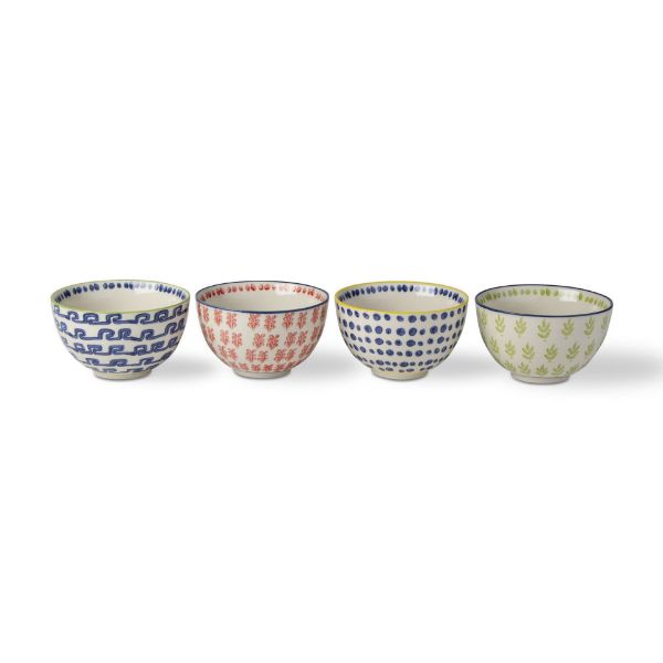 Picture of dolce vita snack bowl assortment of 4 - multi